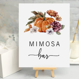 Herfst Mimosa Bar Poster