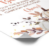 Herfst Mimosa Bar Shower Sign Herfst Pumpkins Poster (Hoek)