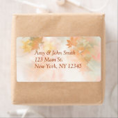 Herfst mist retour adreslabels autm3 etiket (Insitu)