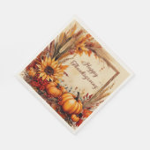 Herfst Mix frame Thanksgiving Servet (Hoek)