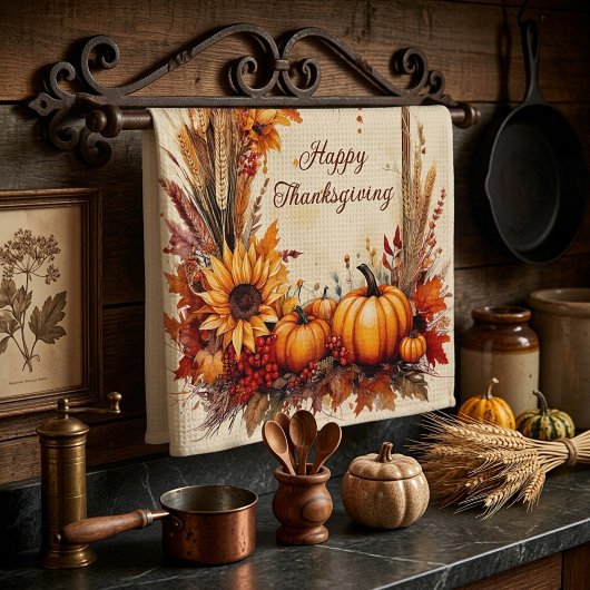 Herfst Mix frame Thanksgiving Theedoek