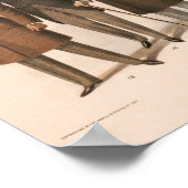 herfst mode mannen en winter 1895 poster (Hoek)