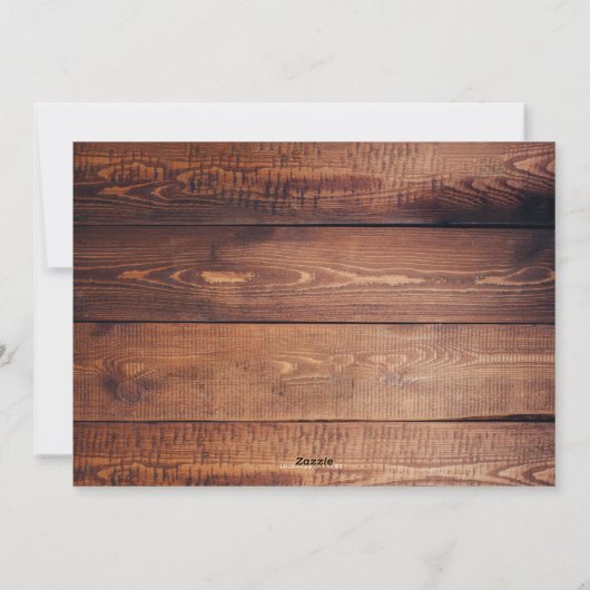 Herfst Modern Script Thanksgiving Diner Party Feestdagenkaart (Achterkant)