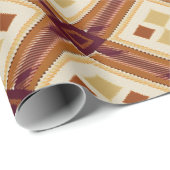 Herfst Moderne Argyle Patroon No10 Cadeaupapier (Rol Hoek)