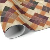 Herfst Moderne Argyle Patroon No12 Cadeaupapier (Rol Hoek)