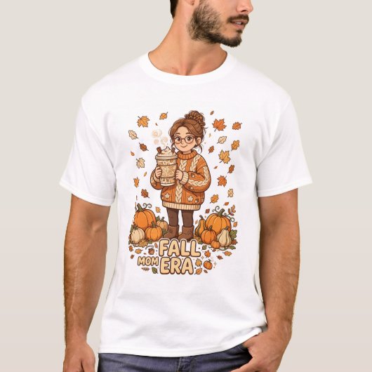 Herfst Moeder Tijd T-Shirt (Voorkant)