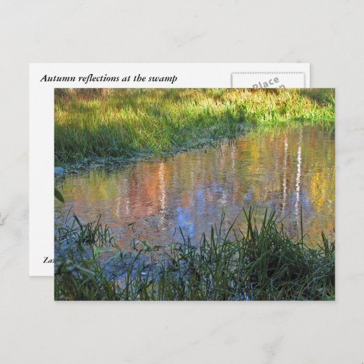Herfst Moeras Briefkaart (Voorkant / Achterkant)