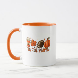 Herfst mok, Het Is Het Seizoen Mok, Herfst koffiem Mok