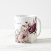 Herfst Mok met pompoenen en bloemen (Voorkant rechts)