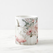 Herfst Mok met roze pompoenen en bloemen (Center)