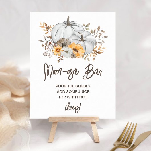 Herfst Mom-osa Bar Poster