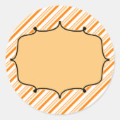 Herfst Monogramming Label (Voorkant)