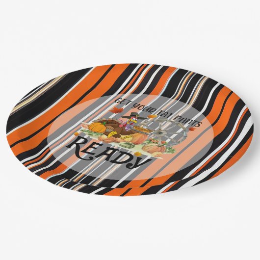 Herfst Mooi Modern Thanksgiving Collectie Papieren Bordje (Gekanteld)