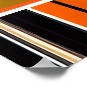 Herfst Mooi Modern Thanksgiving Collectie Poster (Hoek)