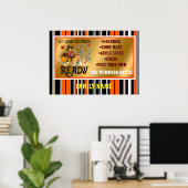 Herfst Mooi Modern Thanksgiving Collectie Poster (Thuiskantoor)