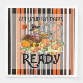 Herfst Mooi Modern Thanksgiving Collectie Servet (Voorkant)