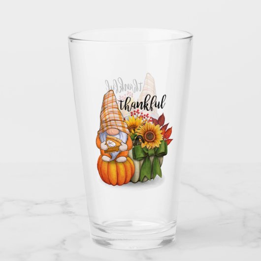 Herfst Mooi Populair Thanksgiving Collectie Glas (Voorkant)