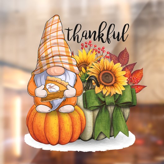 Herfst Mooi Populair Thanksgiving Collectie Raamsticker (Vel 2)