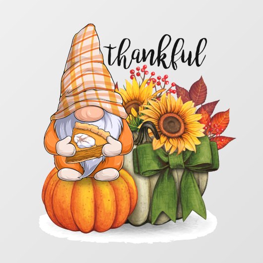 Herfst Mooi Populair Thanksgiving Collectie Raamsticker (Vel)