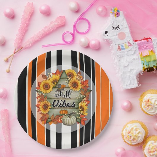 Herfst Mooie Trendy Thanksgiving Collectie Papieren Bordje (Feest)