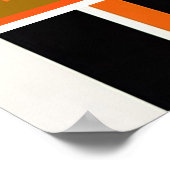 Herfst Mooie Trendy Thanksgiving Collectie Poster (Hoek)