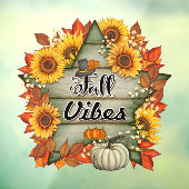 Herfst Mooie Trendy Thanksgiving Collectie Raamsticker (Vel 3)