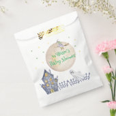 Herfst Moon Witch Spooky House Baby shower Bedankzakje (Gezegeld)
