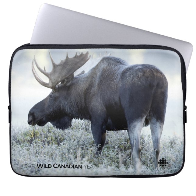 Herfst - Moose Laptop Sleeve (Voorkant)
