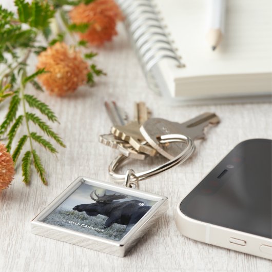 Herfst - Moose Sleutelhanger (Zijkant)