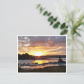 Herfst Morning over de kust van Maine Briefkaart (Staand voorkant)