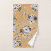 Herfst Mosterd Bloemen Badkamer Handdoek Set (Handdoek)