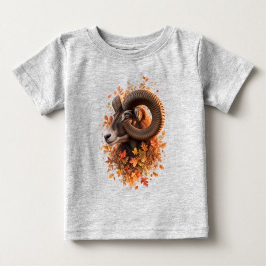Herfst Mouflon Ram Wilde Dieren (Voorkant)