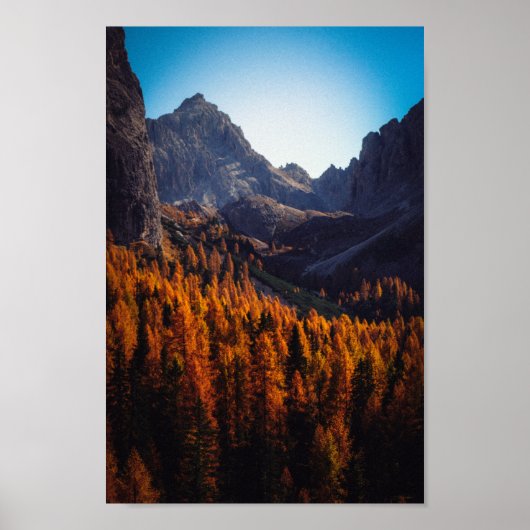 Herfst Mountain 4 k Wallpaper Alta Peak Photos Sim Poster (Voorkant)