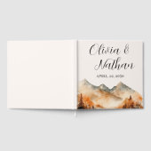 Herfst Mountain bruiloft Gastenboek (Volledig)