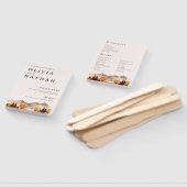 Herfst Mountain bruiloft programma fan Handwaaier (Niet-gemonteerd)