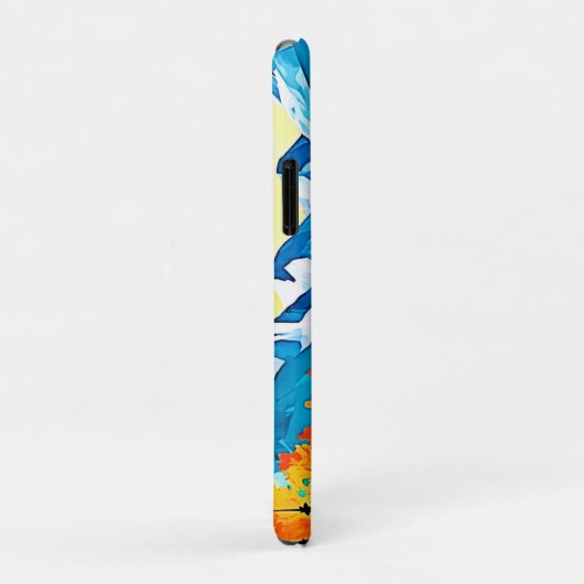 Herfst Mountain Lake Scene Case-Mate iPhone Case (Achterkant/rechts)