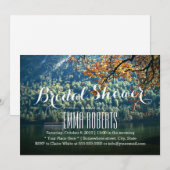 Herfst Mountain Lake Theme Vrijgezellenfeest Kaart (Voorkant / Achterkant)