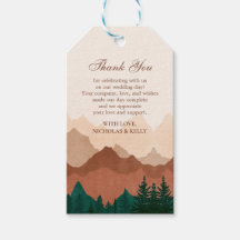 Herfst Mountain Terracotta Forest Wedding Gift Lab