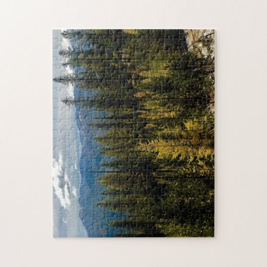 Herfst Mountain Uitzicht Legpuzzel (Verticaal)