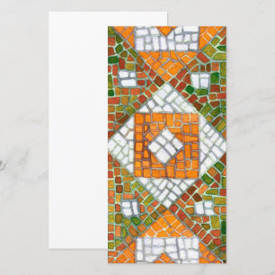 HERFST MOZAÏEK 8x4 Vlakke Kaart/Verticaal Kaart