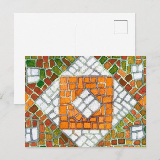 HERFST MOZAÏEK BRIEFKAART (Voorkant / Achterkant)