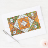 HERFST MOZAÏEK Rechthoek Stickers (Envelop)