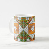 HERFST MOZAÏEK Witte Mok (Voorkant links)