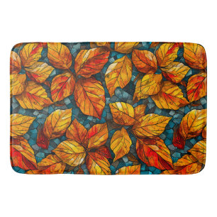 Herfst mozaïekpatroon badmat