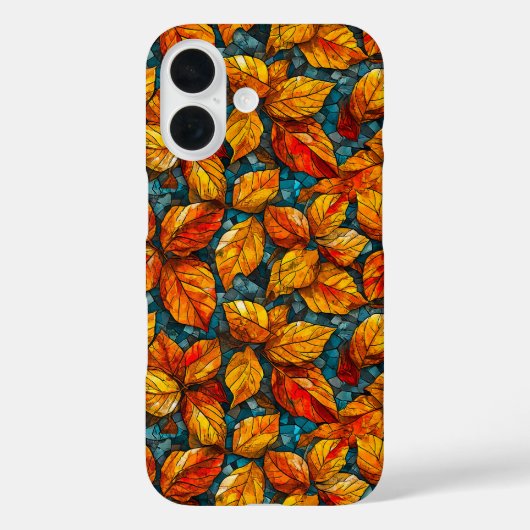 Herfst mozaïekpatroon Case-Mate iPhone case (Achterkant)