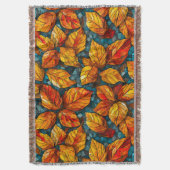 Herfst mozaïekpatroon deken (Voorkant Verticaal)