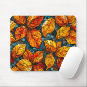 Herfst mozaïekpatroon muismat (Met muis)