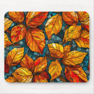 Herfst mozaïekpatroon muismat