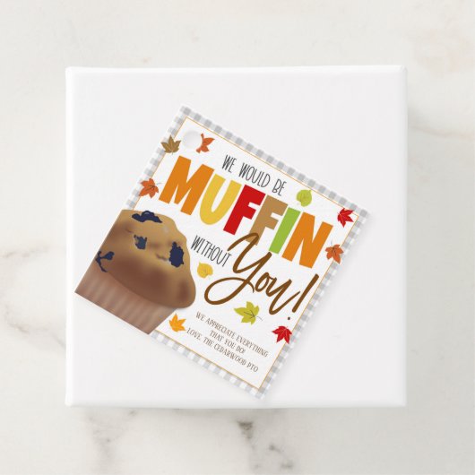 Herfst Muffin Gift Labels (In situ)