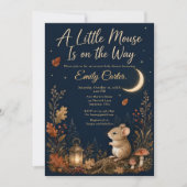 Herfst Muis Baby Shower Kaart (Voorkant)